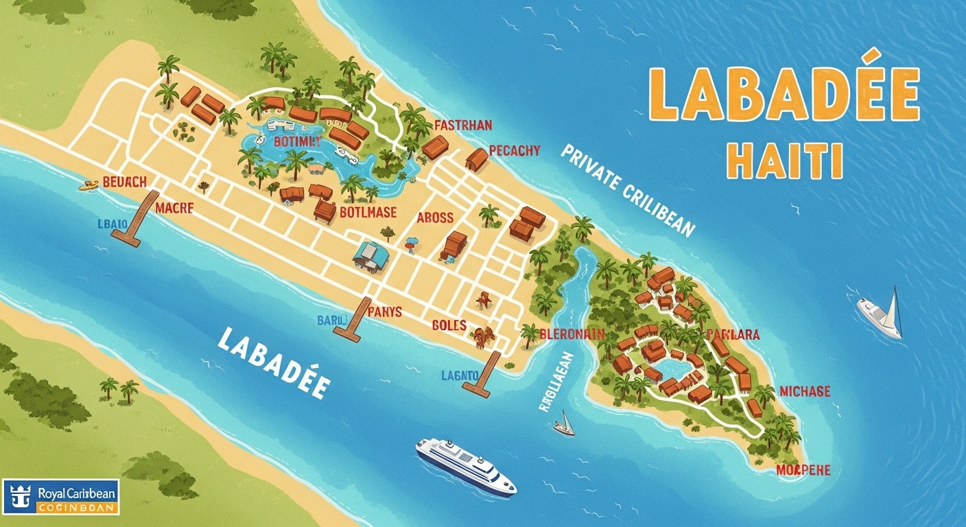 labadee haiti map