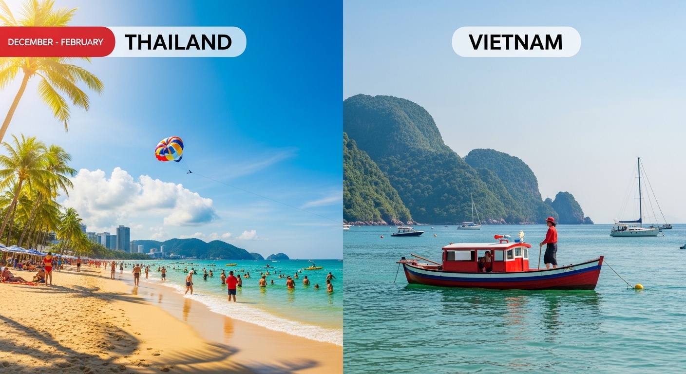 best time to visit thailand and vietnam